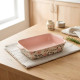 Floral Porcelain Casserole Set 3 Pcs